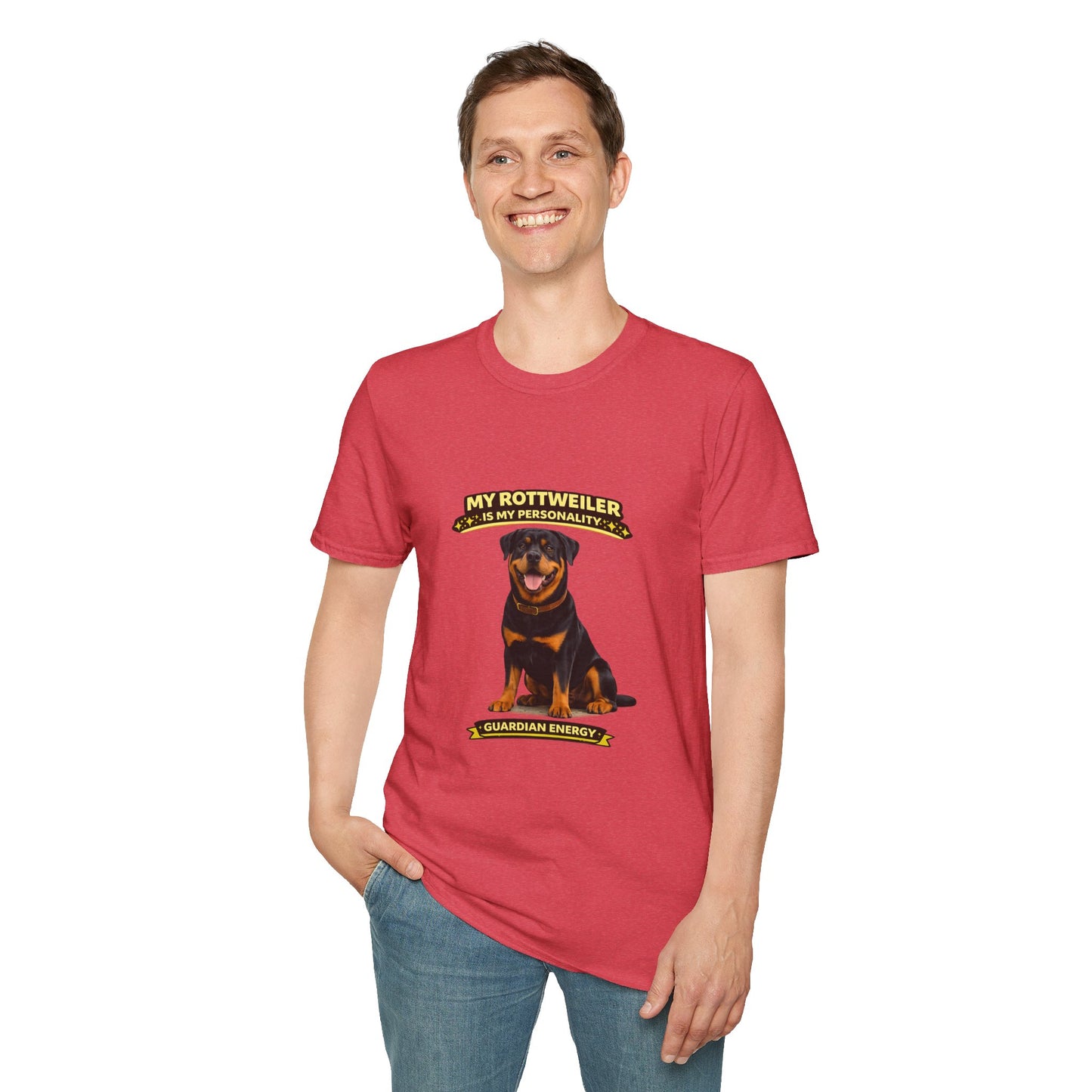 My Rottweiler Is My Personality – Guardian Energy – Personalized Dog Breed Tee