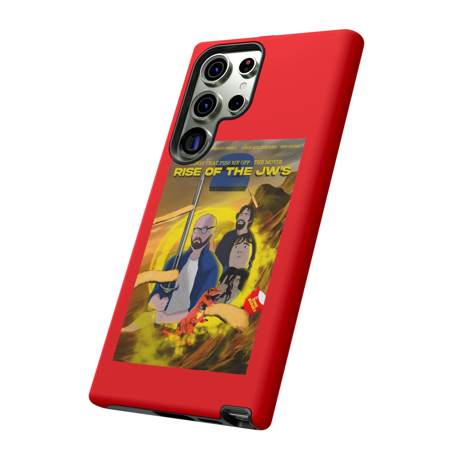 Rise Of The JW's Tough Phone Case (red)