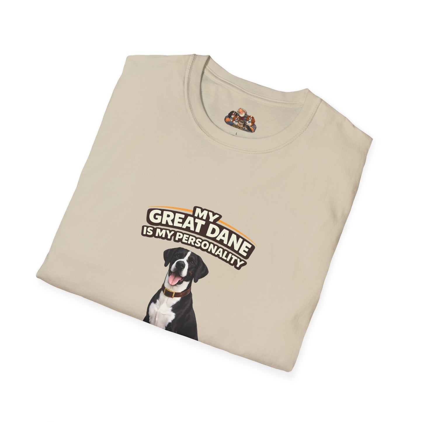 My Great Dane Is My Personality – Big Body Big Heart – Personalized Dog Breed Tee