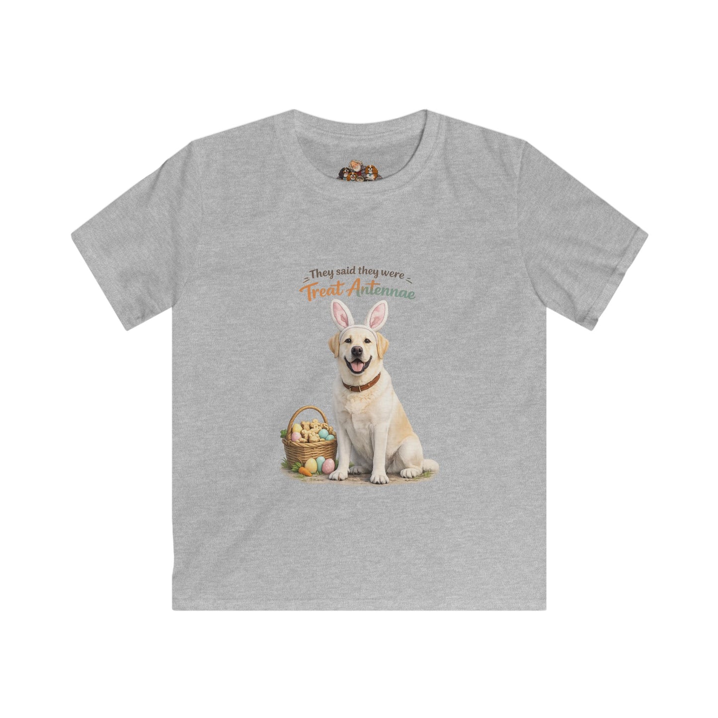 Yellow Lab Treat Antennae™ — Youth Dog Lover Tee
