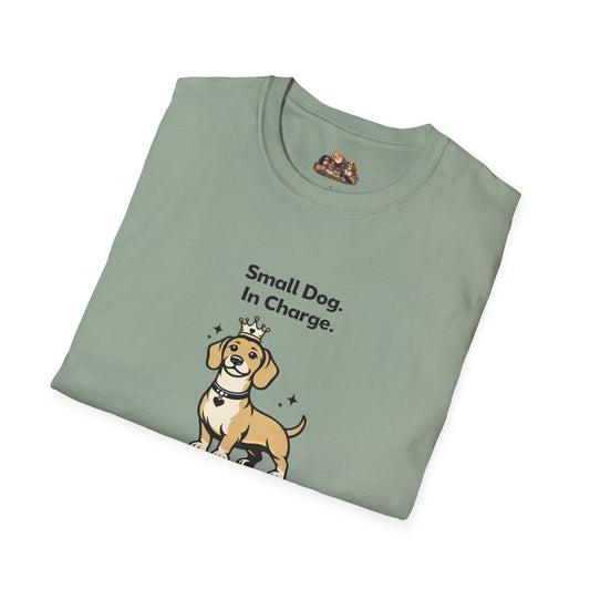 Small Dog. In Charge.  —  Soft-Color Minimalist Family Collection For Adult Dog Lovers