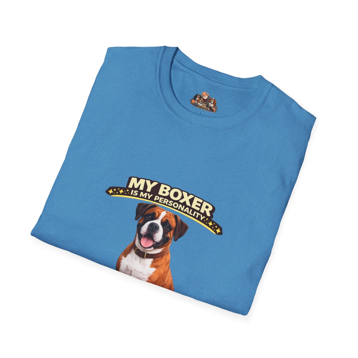 My Boxer Is My Personality – Big Kid Energy– Personalized Dog Breed Tee