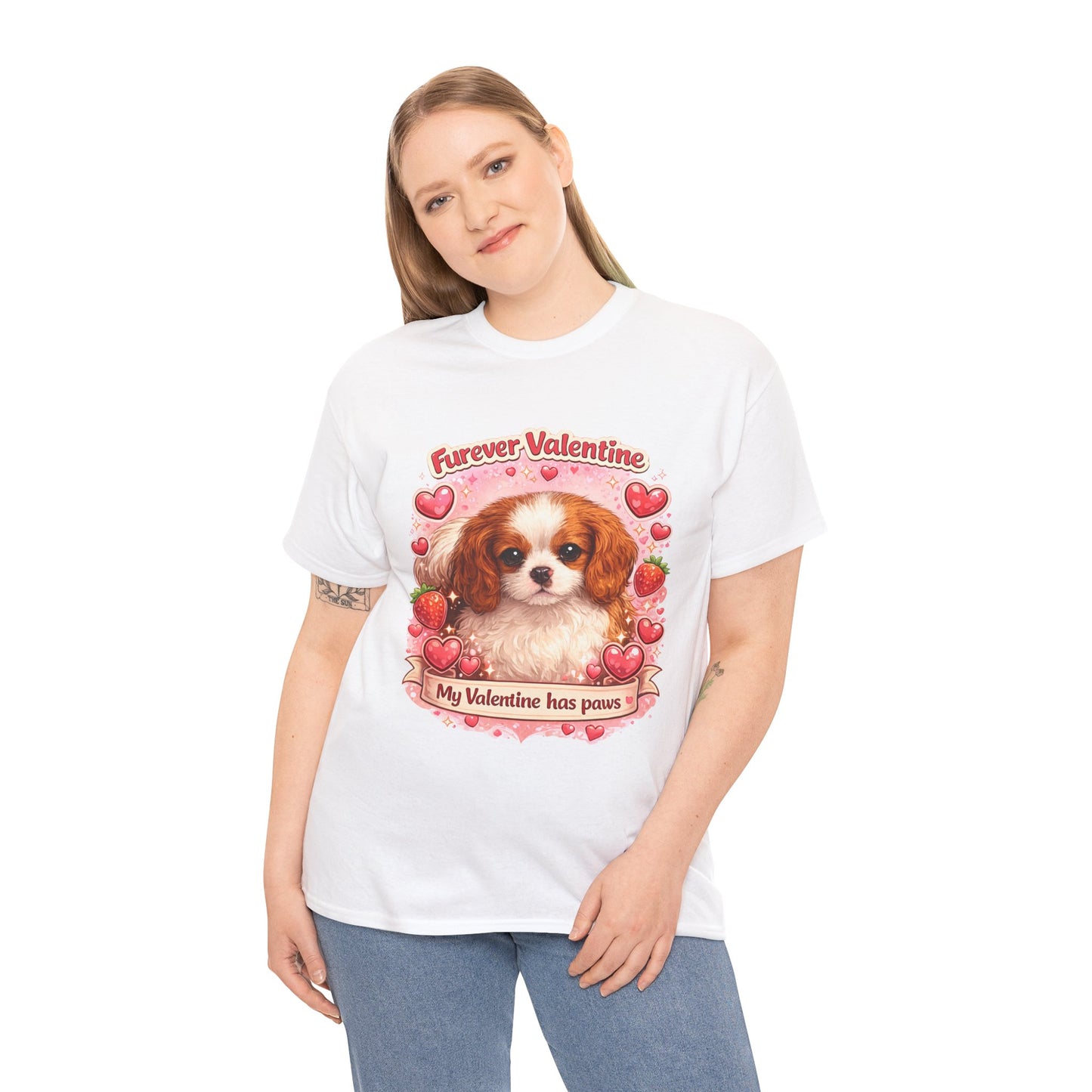 Furever Valentine - Puppy Love Has Paws – Pet Lover Valentine's Day T-Shirt