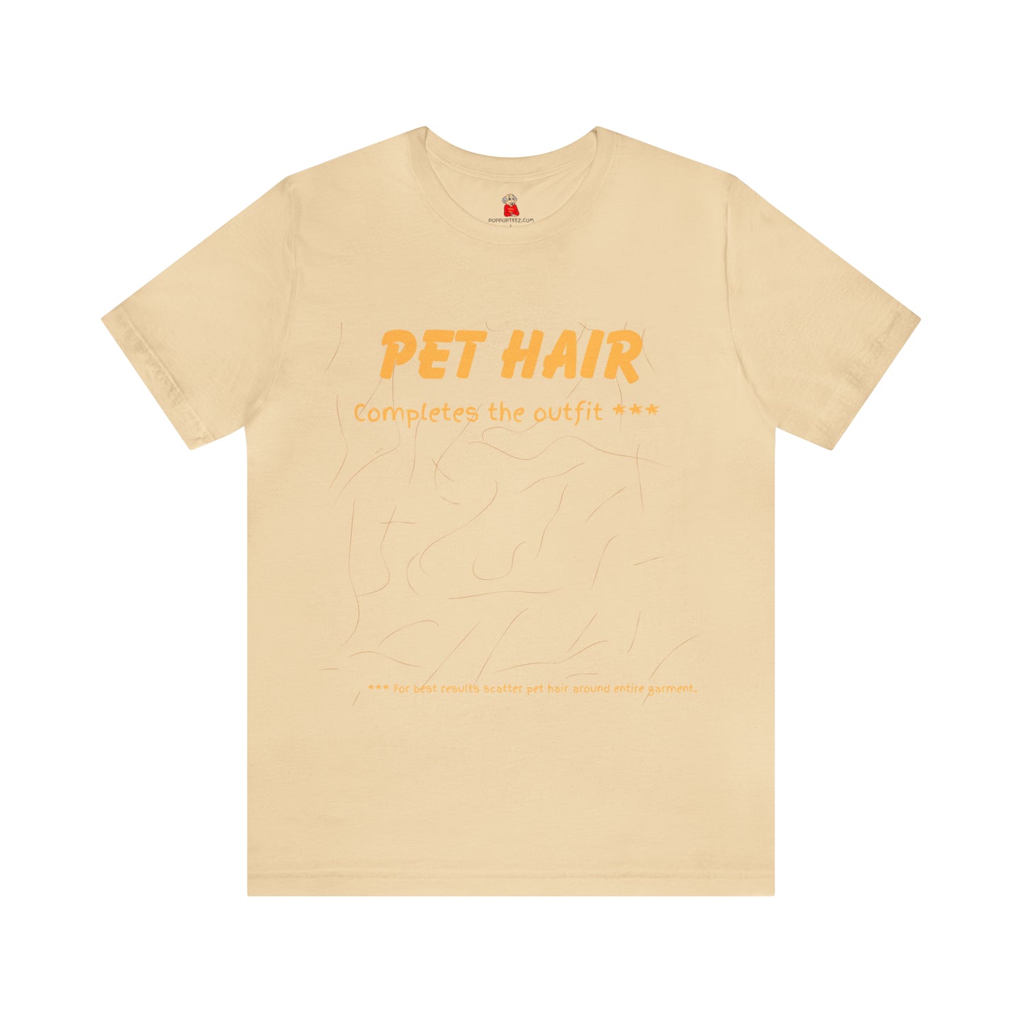 GOLD Pet Hair Completes the Outfit Jersey Tee