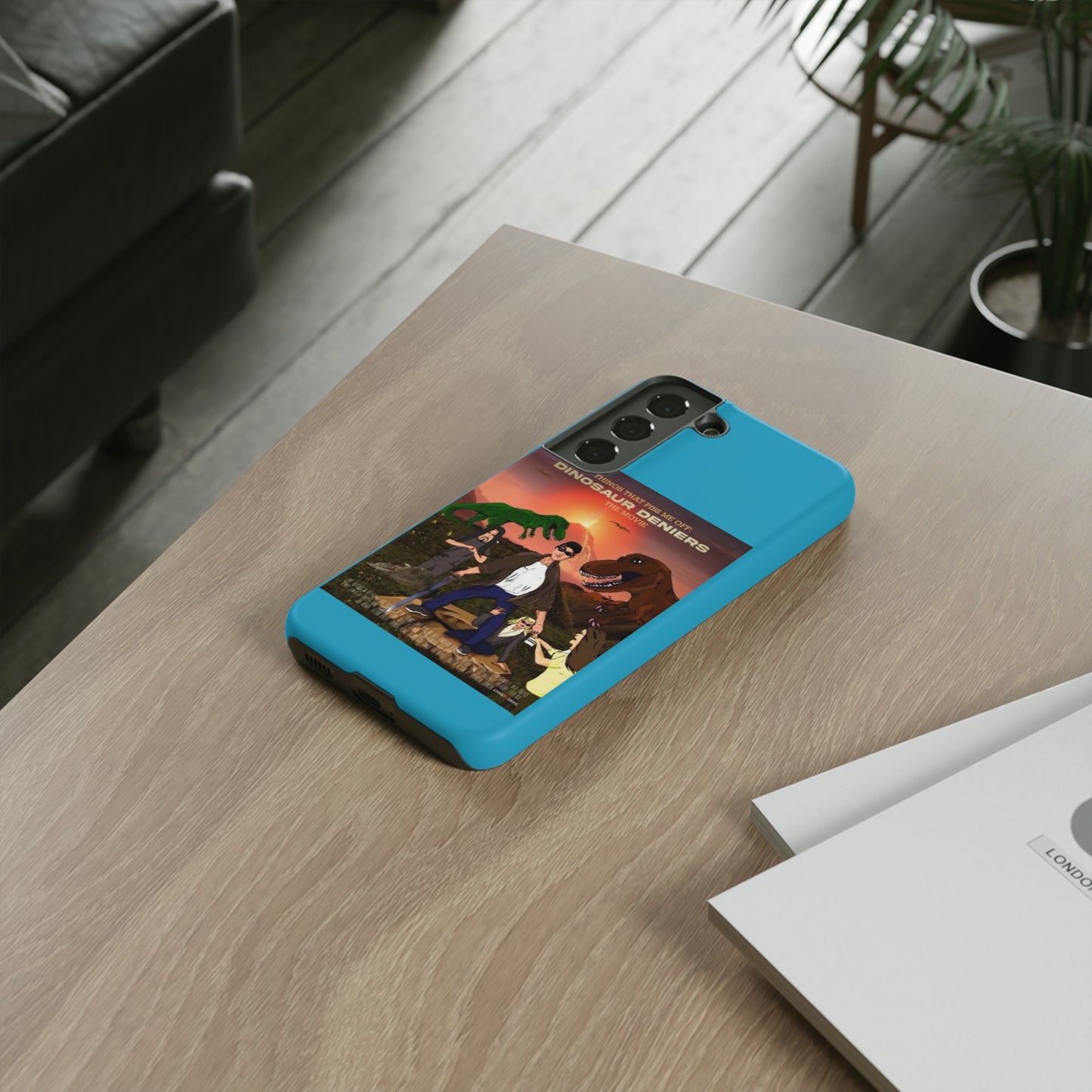 Dinosaur Deniers: The Movie Tough Phone Case (turquoise)