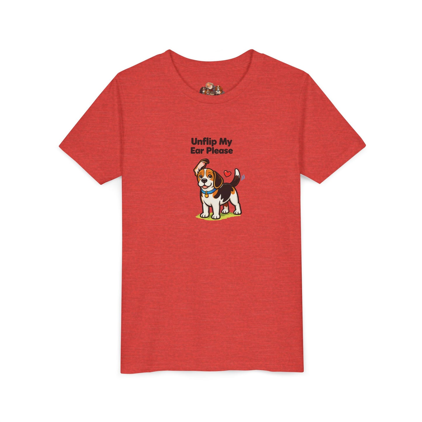 Unflip My Ear Please -- Youth Dog Lover Tee