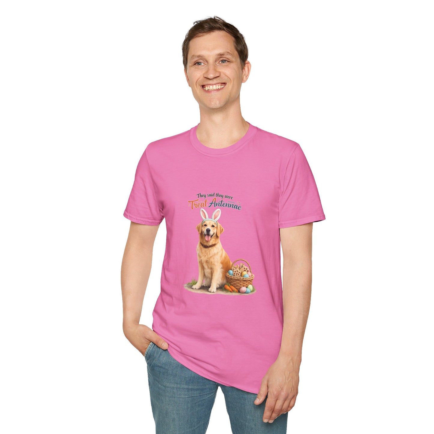Golden Retriever Treat Antenna™ – Easter Dog Lover Tee