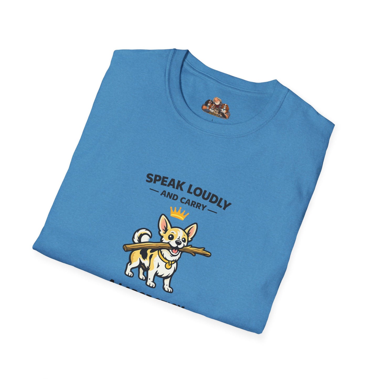 Speak Loudly And Carry A Large Stick  — Soft-Color Minimalist Family Collection For Adult Dog Lovers