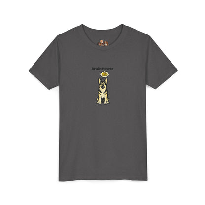 Brain Power -- Youth Dog Lover Tee