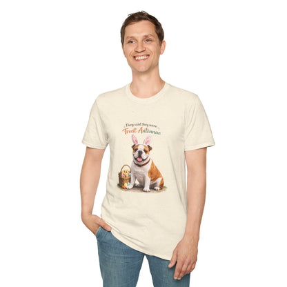 Bulldog Treat Antennae™ – Easter Bulldog Lover T-Shirt