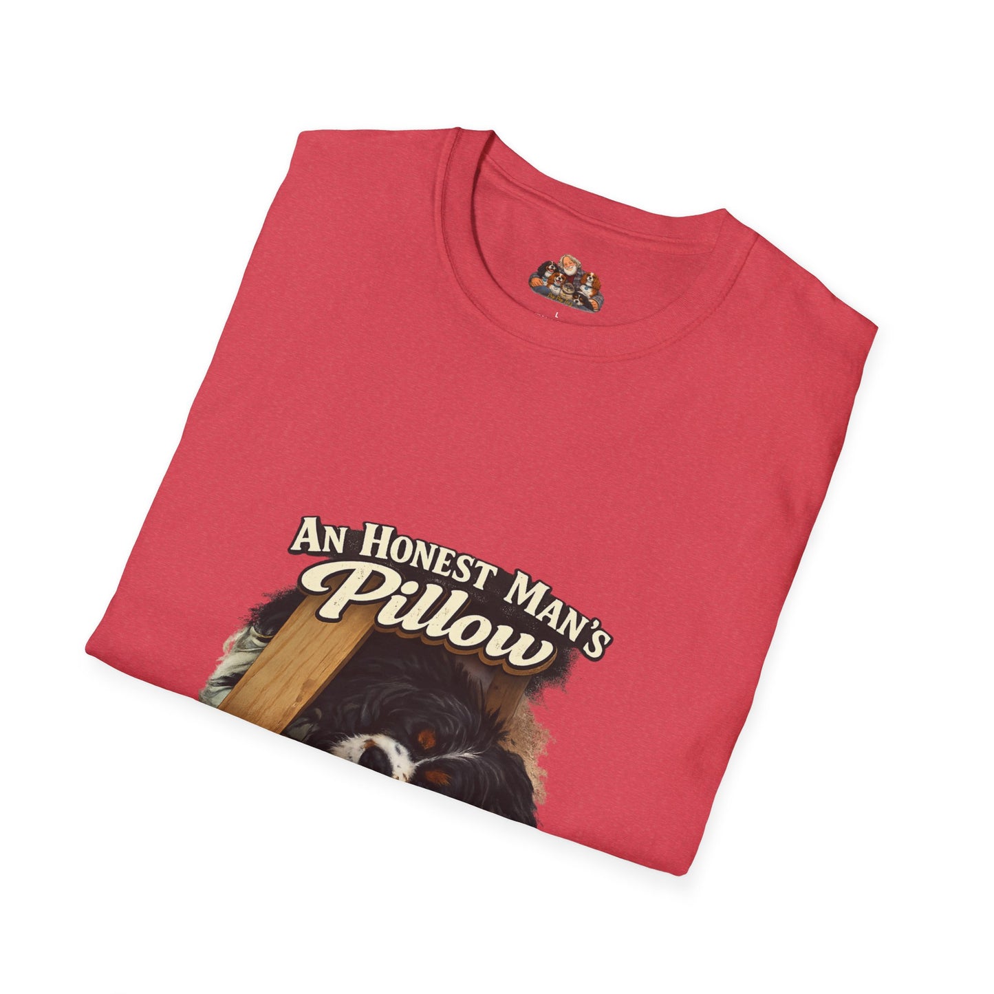 An Honest Man's Pillow Is His Peace Of Mind  —  Dog Lover T-Shirt