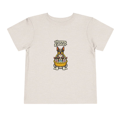 Great Dane Family Happy Easter -- Toddler Dog Lover Tee