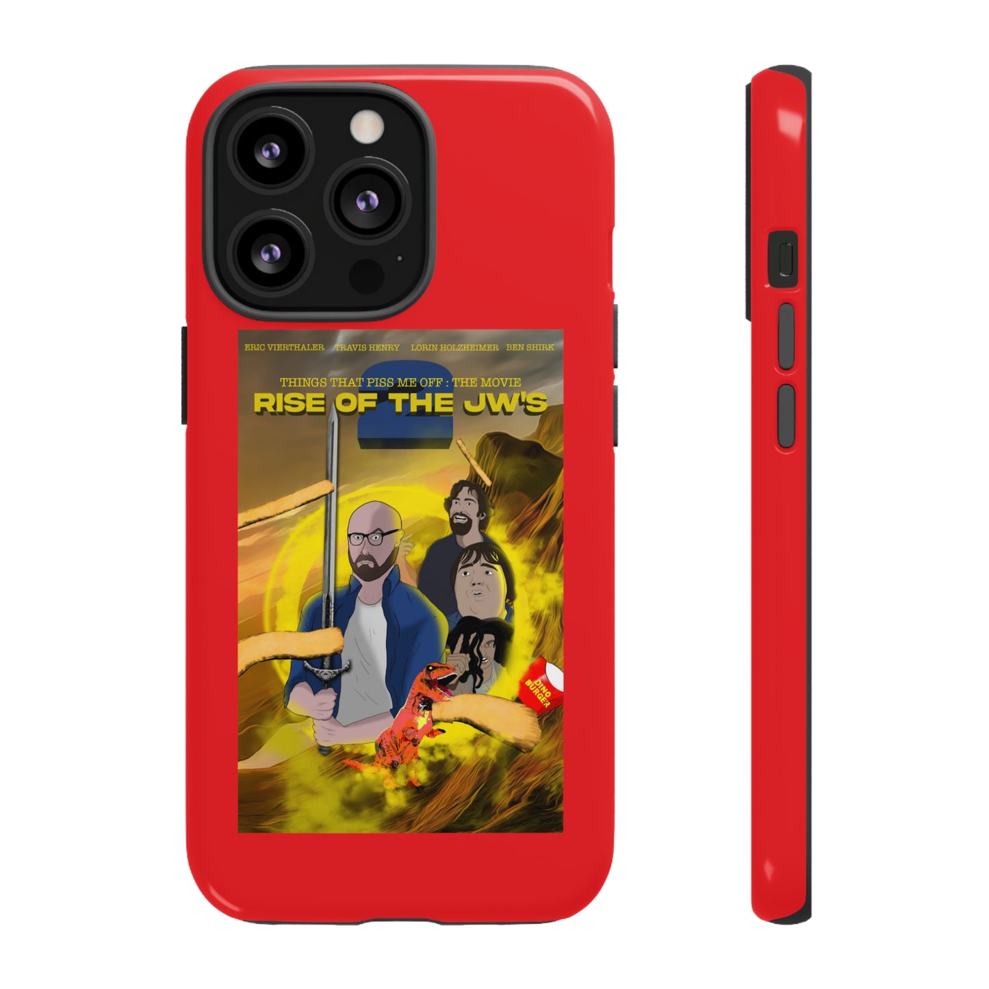 Rise Of The JW's Tough Phone Case (red)