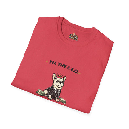 I'm The C.E.O. —  Soft-Color Minimalist Family Collection For Adult Dog Lovers