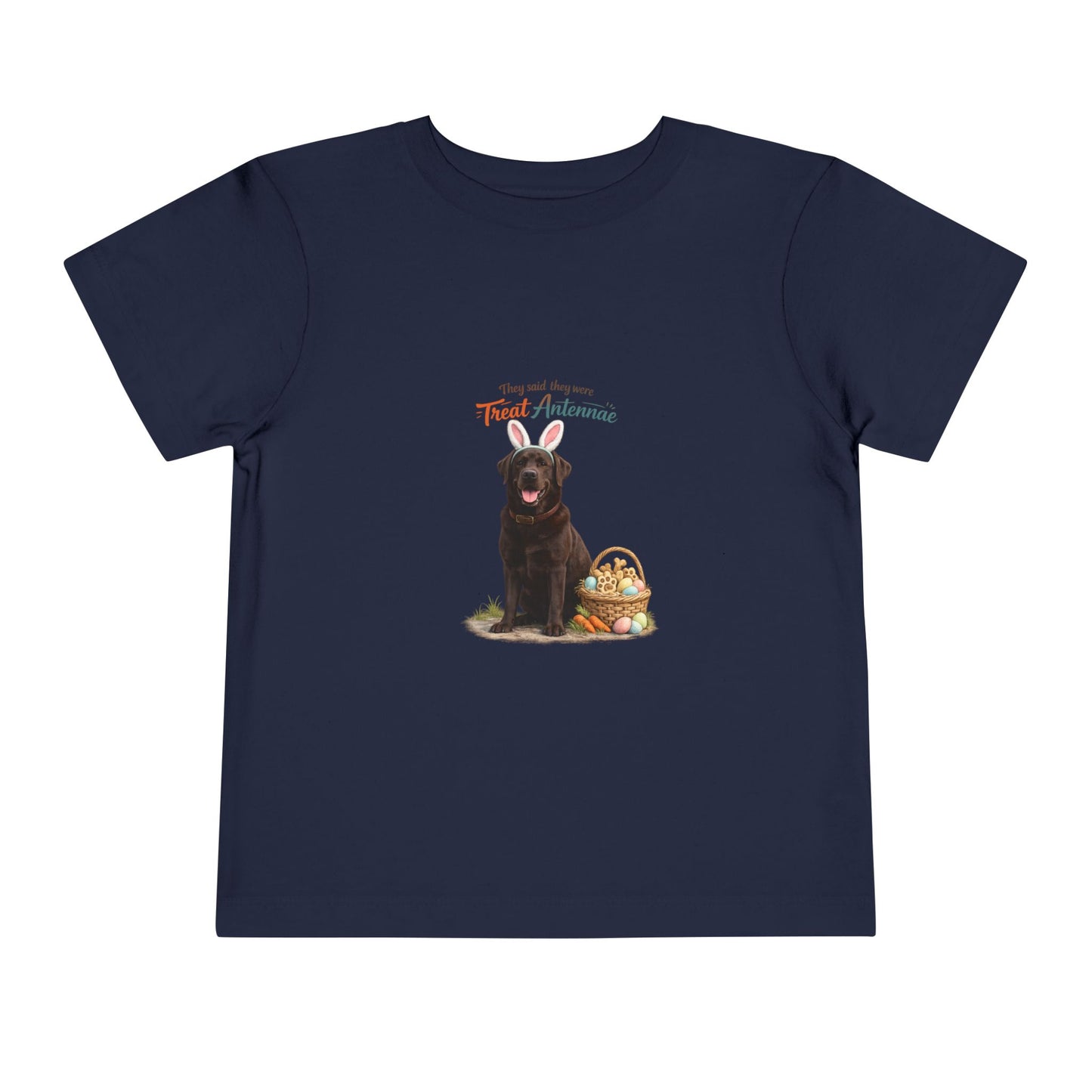 Chocolate Lab Treat Antennae™ -- Toddler Dog Lover Tee