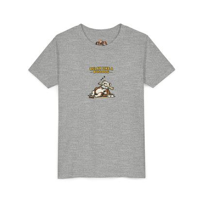 Relax Like A Bulldog  -- Youth Dog Lover Tee