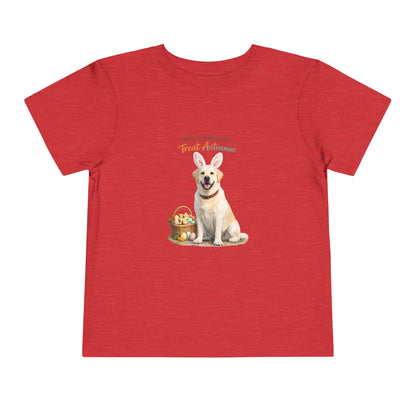 Yellow Lab Treat Antennae™ -- Toddler Dog Lover Tee