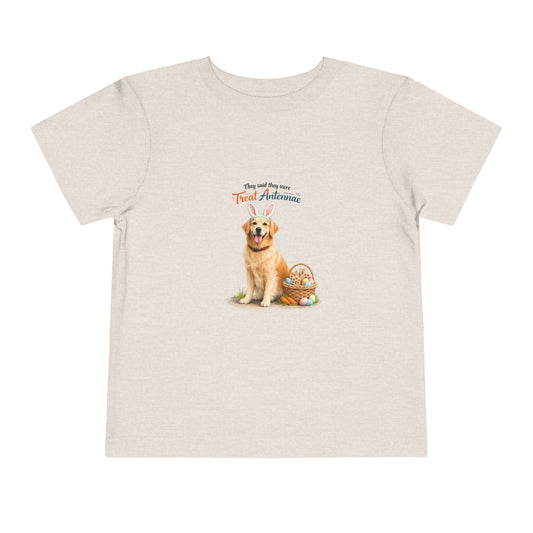 Golden Retriever Treat Antennae™ -- Toddler Dog Lover Tee