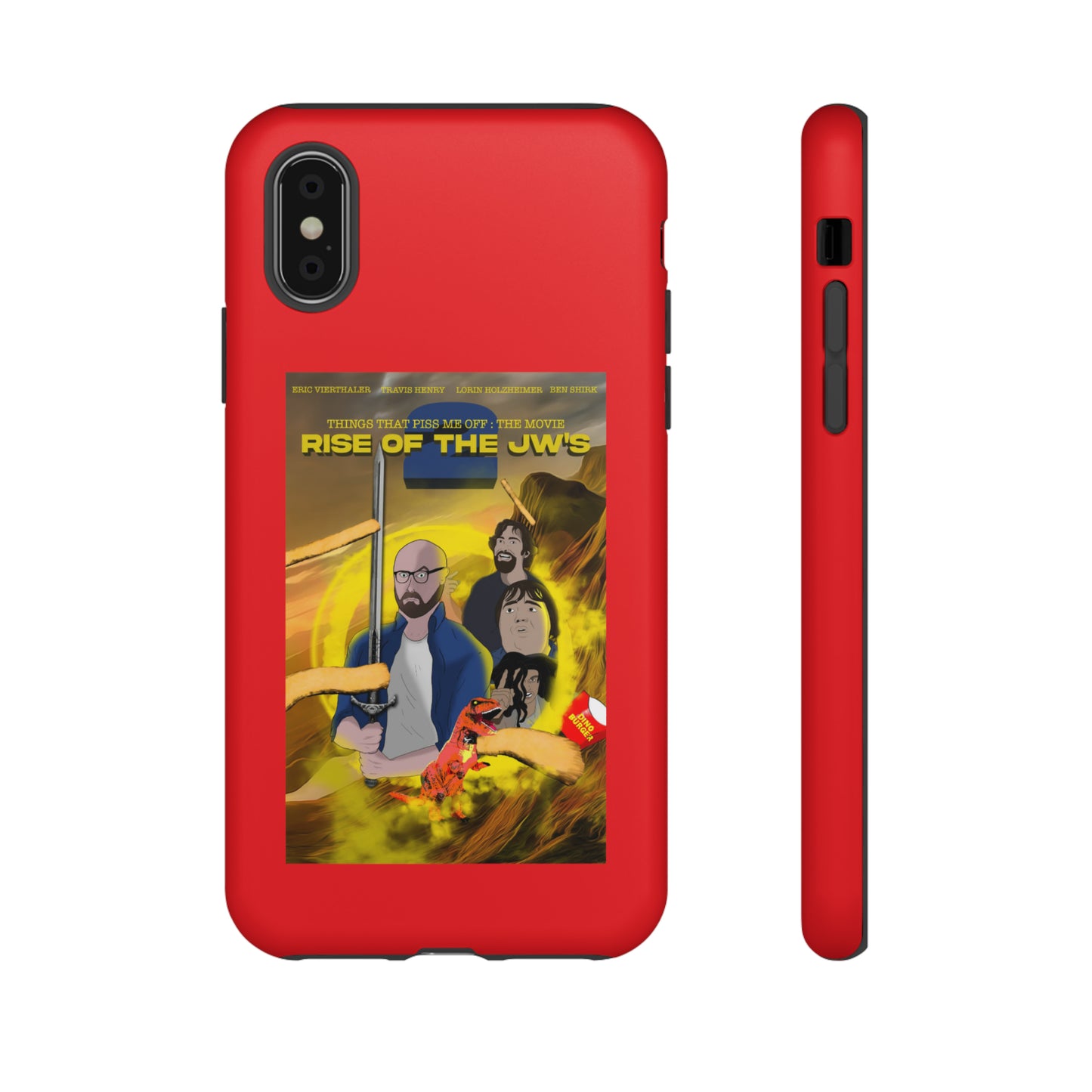 Rise Of The JW's Tough Phone Case (red)