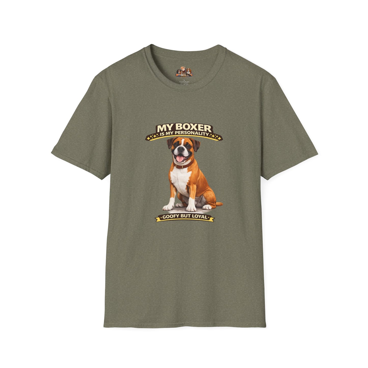 My Boxer Is My Personality -- Personalized Dog Breed T-Shirt