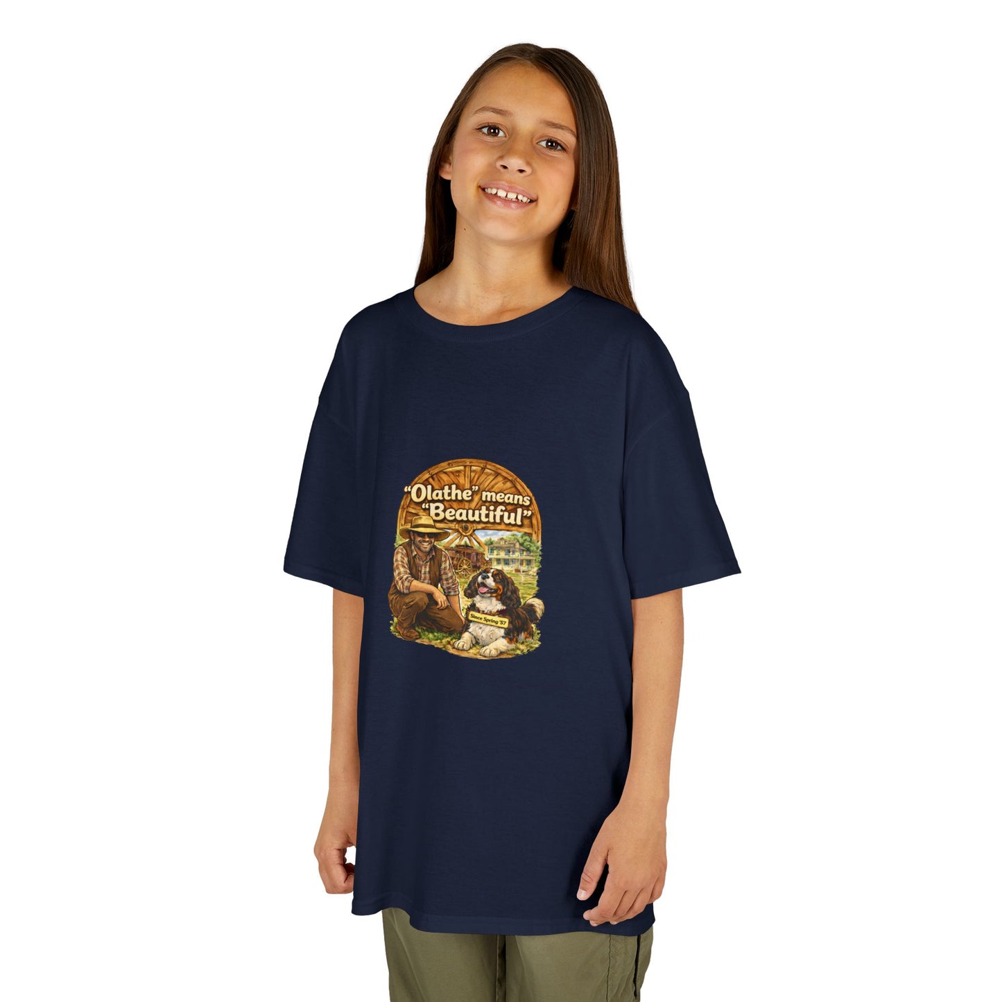 Hey Kids!!! “Olathe” means “Beautiful” - Part of  Pop Pop’s “Historical Collections” Childs Tee