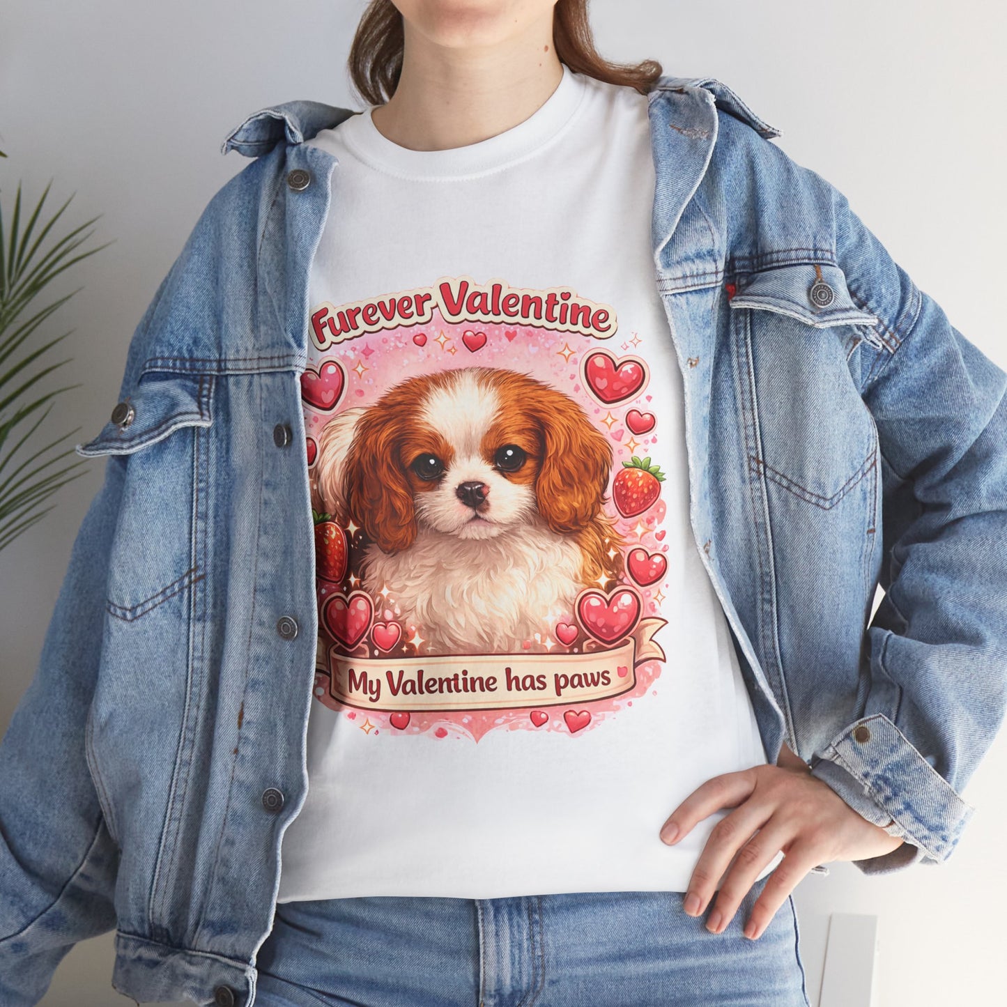 Furever Valentine - Puppy Love Has Paws – Pet Lover Valentine's Day T-Shirt
