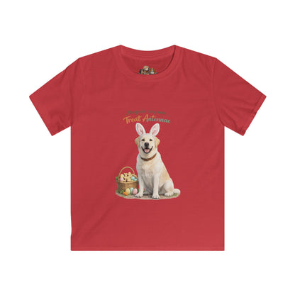Yellow Lab Treat Antennae™ — Youth Dog Lover Tee
