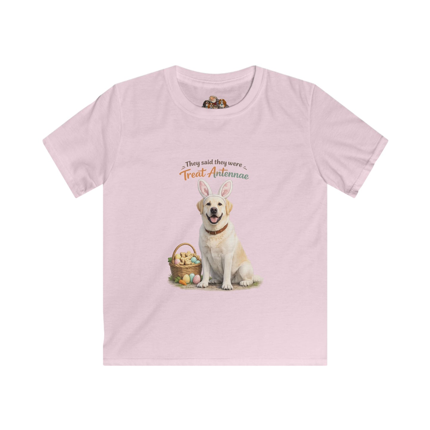 Yellow Lab Treat Antennae™ — Youth Dog Lover Tee
