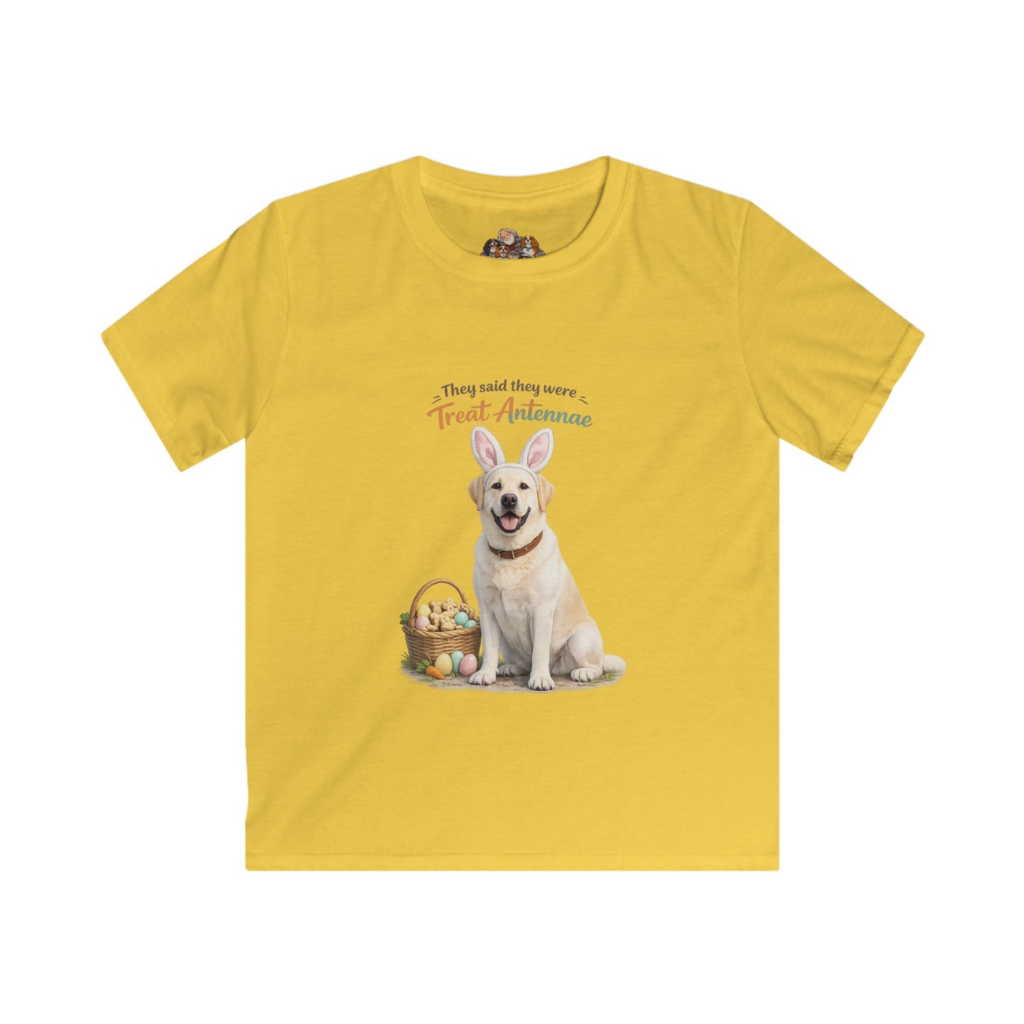 Yellow Lab Treat Antennae™ — Youth Dog Lover Tee