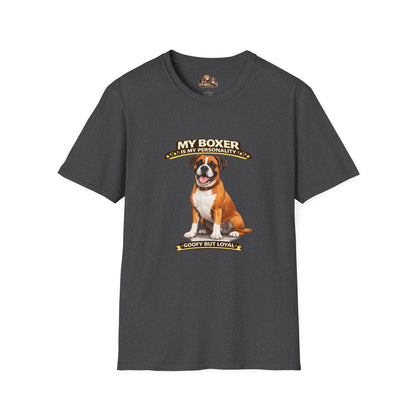My Boxer Is My Personality -- Personalized Dog Breed T-Shirt