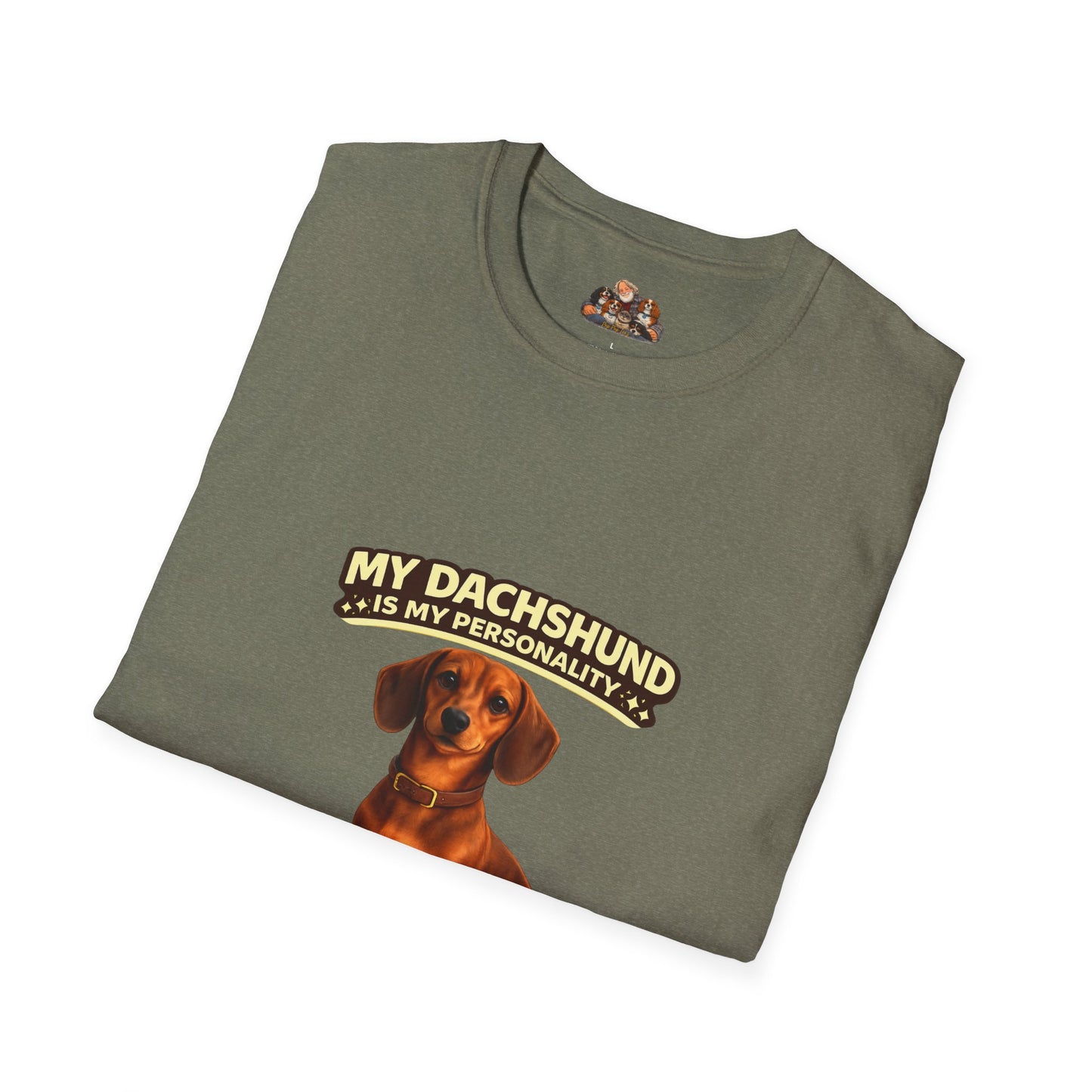 My Dachshund Is My Personality – Spicy Personality  – Personalized Dog Tee
