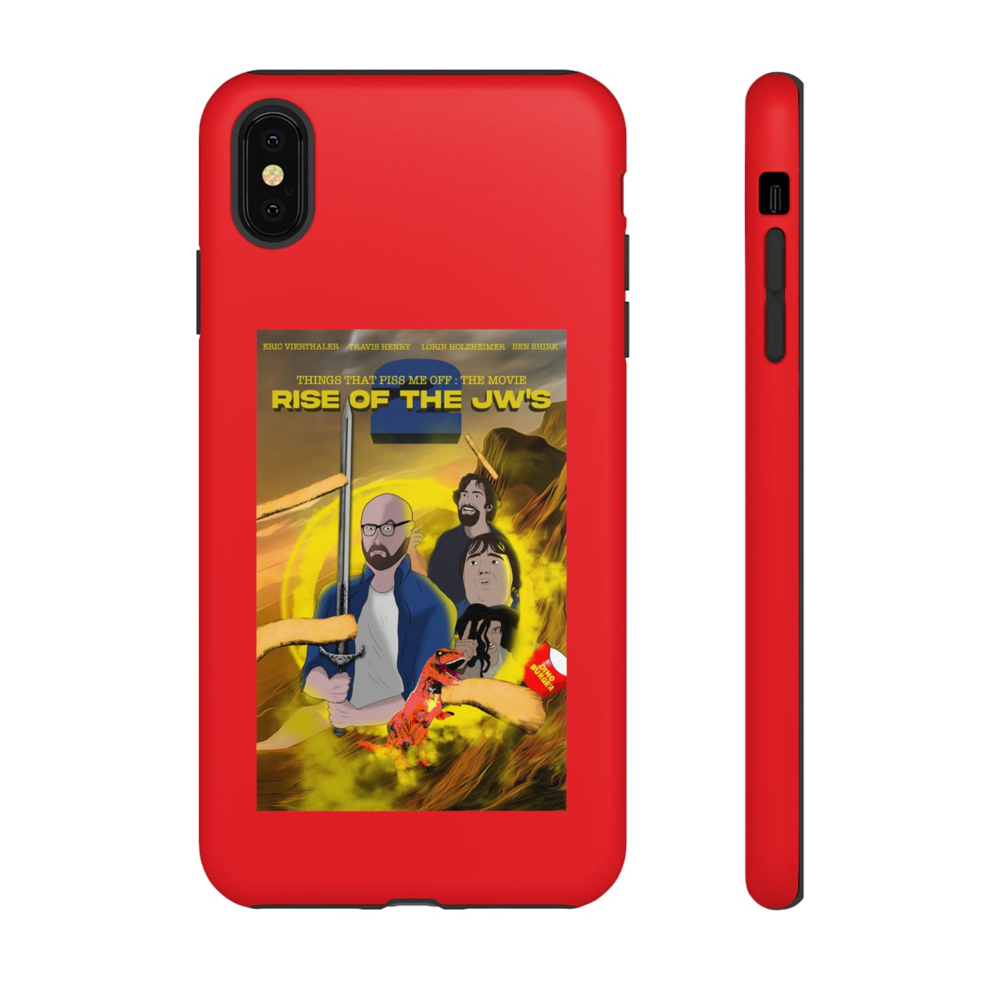 Rise Of The JW's Tough Phone Case (red)