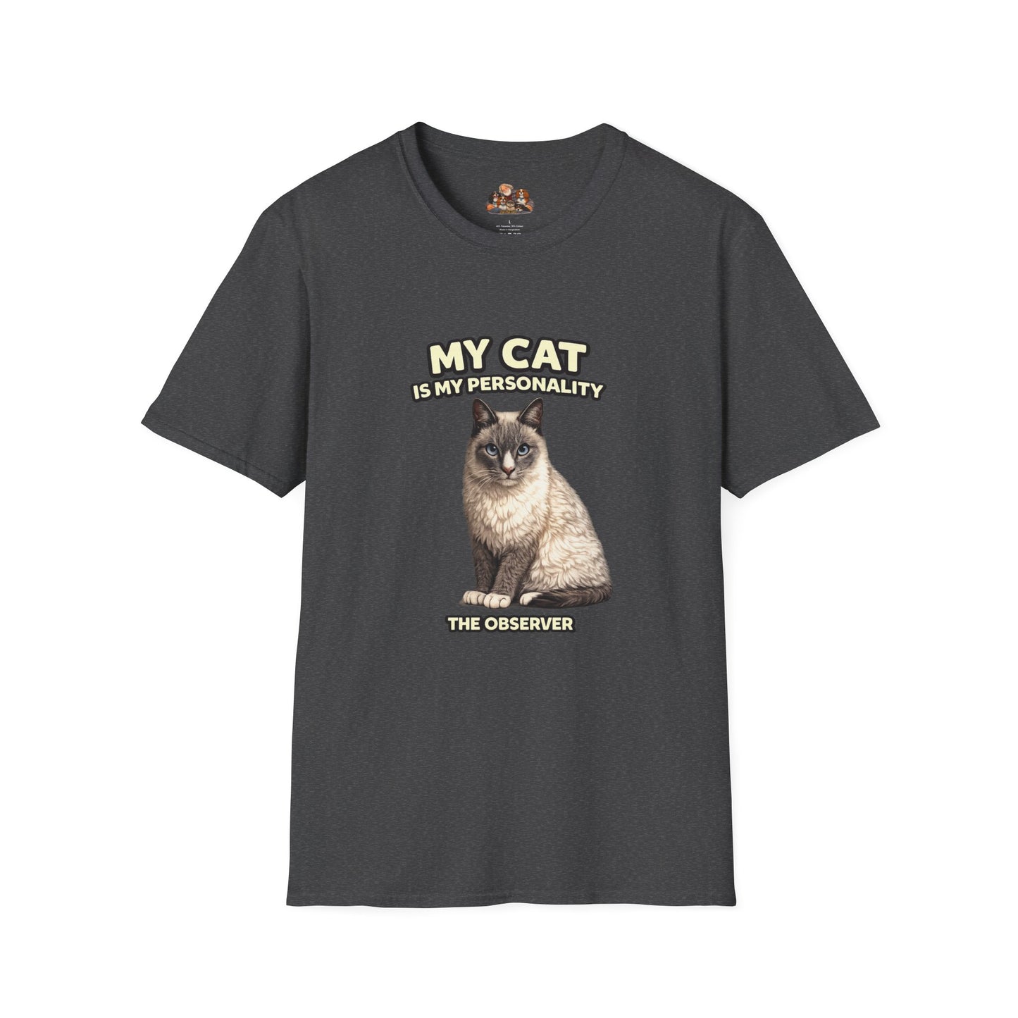 My Cat Is My Personality – "The Observer" – Personalized Custom Cat Shirt
