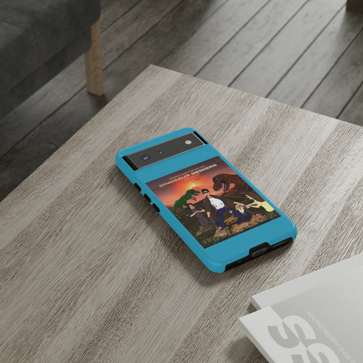 Dinosaur Deniers: The Movie Tough Phone Case (turquoise)