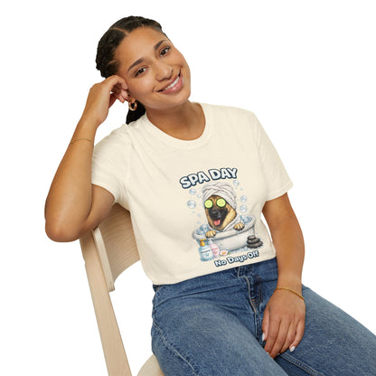 Spa Day No Days Off – Personalized Dog Spa T-Shirt – Paw Spa Days Remembered