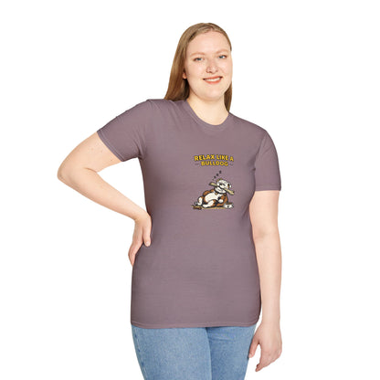 Relax Like A Bulldog  —  Soft-Color Minimalist Family Collection For Adult Dog Lovers