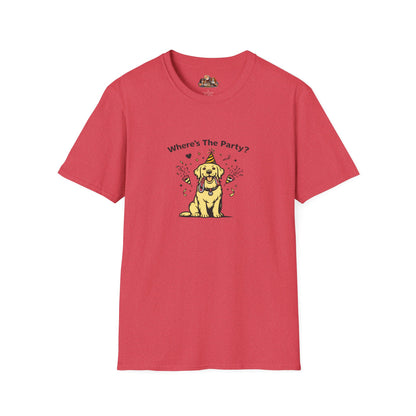 Where's The Party? -- Soft-Color Minimalist Family Collection For Adult Dog Lovers