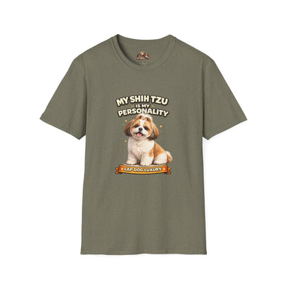 My Shih Tzu Is My Personality -- Personalized Dog Breed T-Shirt