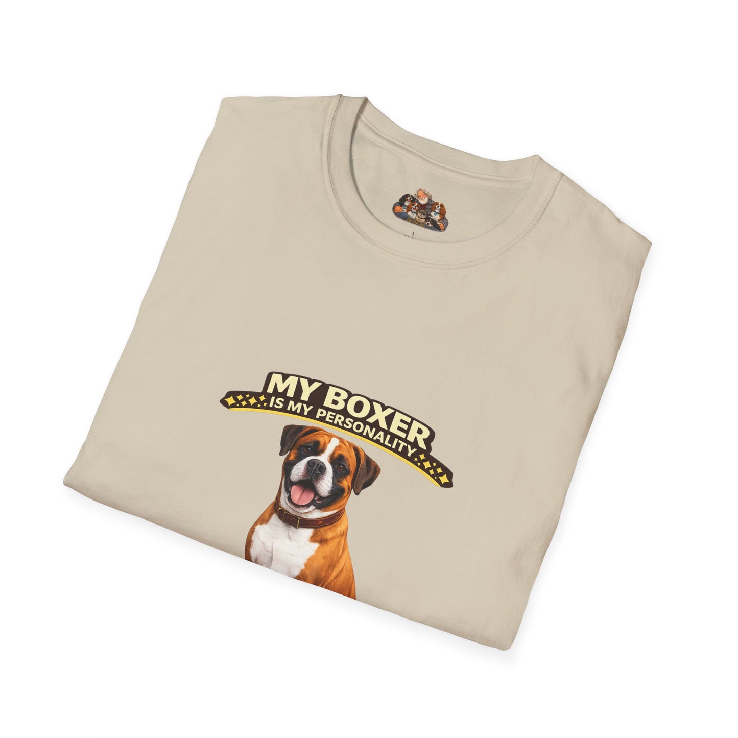 My Boxer Is My Personality – Goofy But Loyal – Personalized Dog Breed Tee