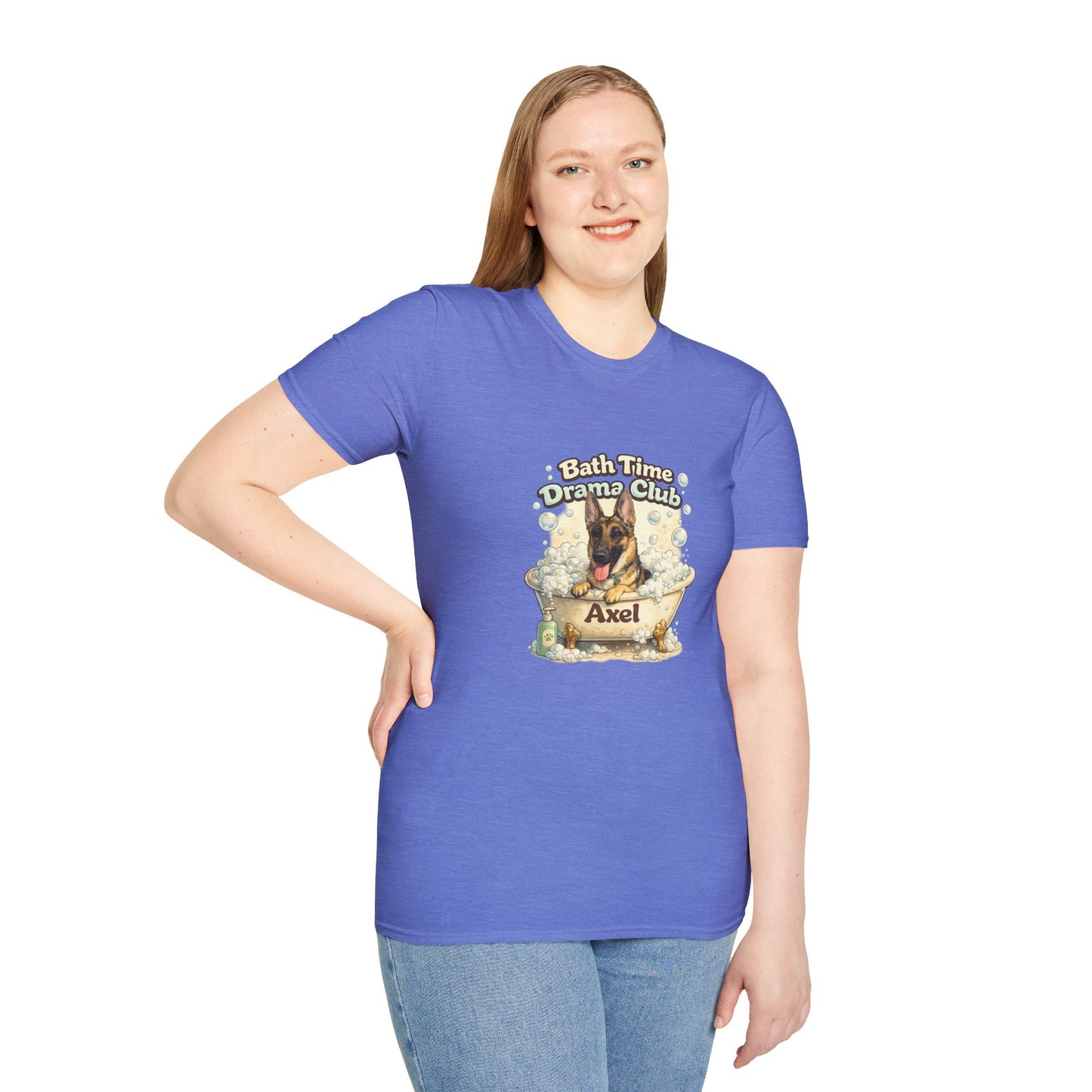Bath Time Drama Club – Personalized Dog Spa T-Shirt – Paw Spa Days Remembered