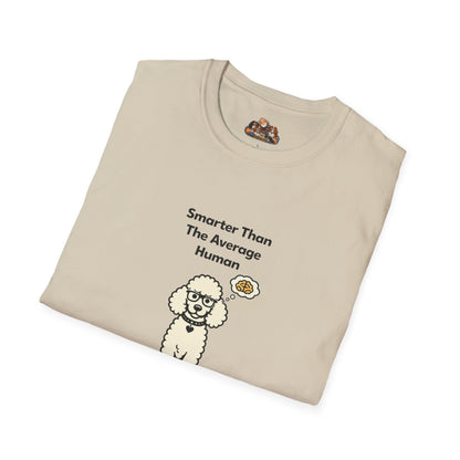 Smarter Than The Average Human  —  Soft-Color Minimalist Family Collection For Adult Dog Lovers