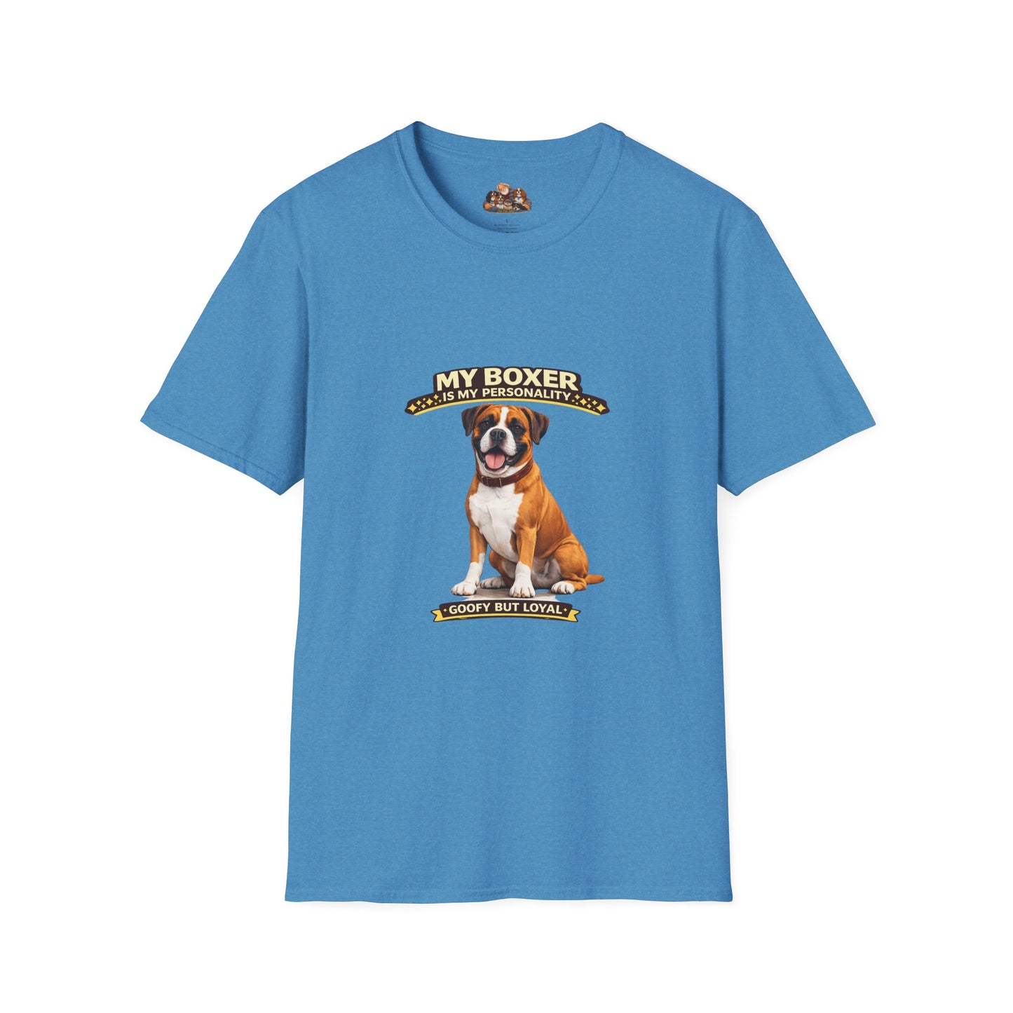 My Boxer Is My Personality – Goofy But Loyal – Personalized Dog Breed Tee