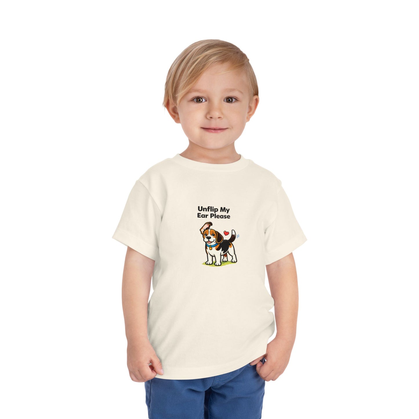 Unflip My Ear Please  -- Toddler Dog Lover Tee