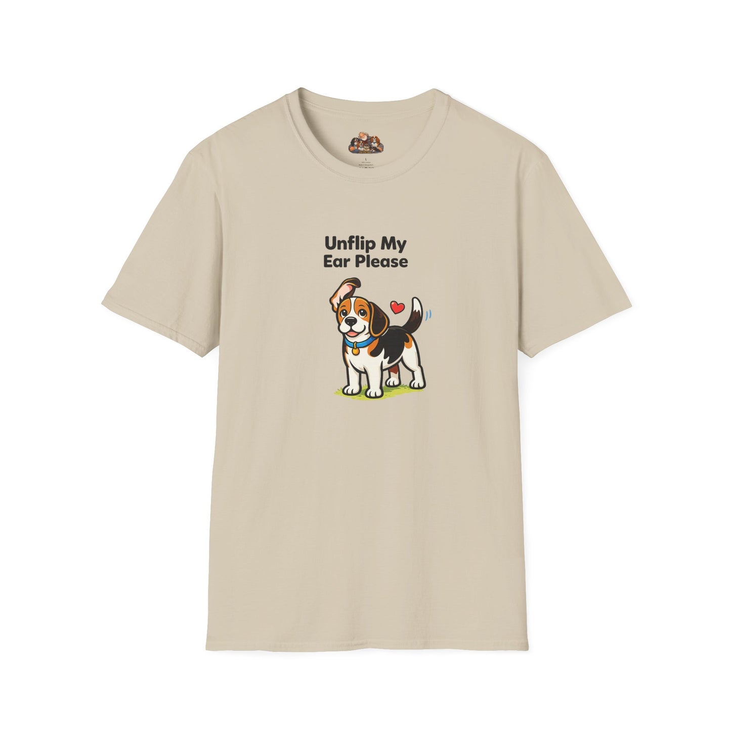 Unflip My Ear Please  — Soft-Color Minimalist Family Collection For Adult Dog Lovers