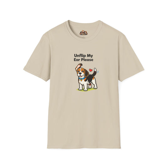 Unflip My Ear Please  — Soft-Color Minimalist Family Collection For Adult Dog Lovers