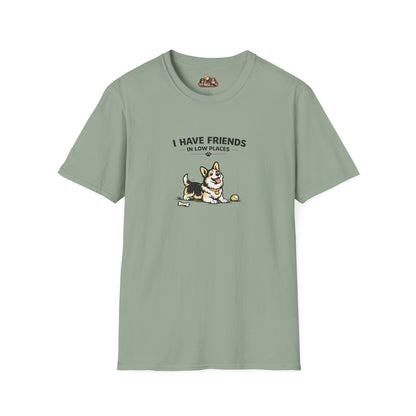 I Have Friends In Low Places  —  Soft-Color Minimalist Family Collection For Adult Dog Lovers