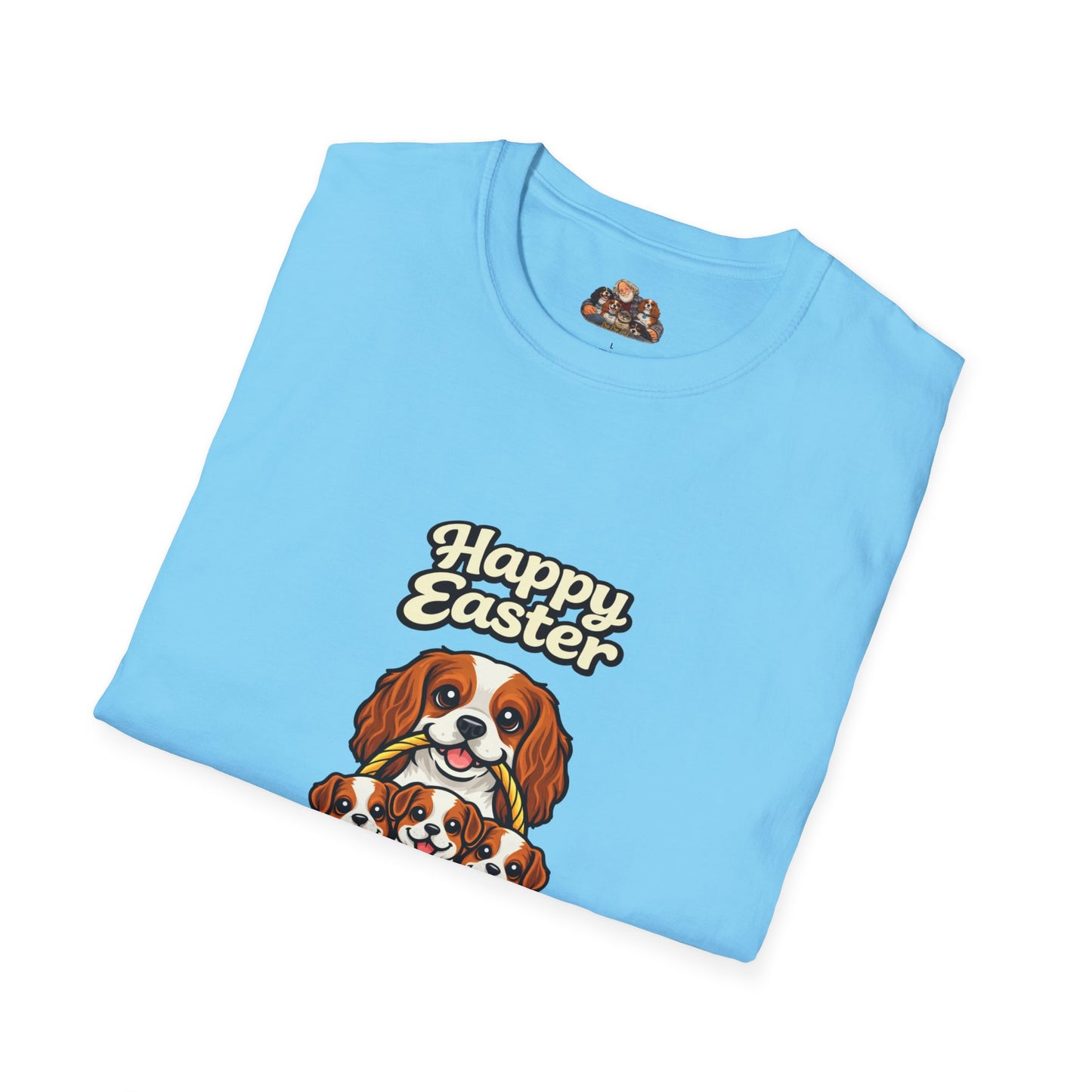 Cavalier King Charles Spaniel Family "Happy Easter"