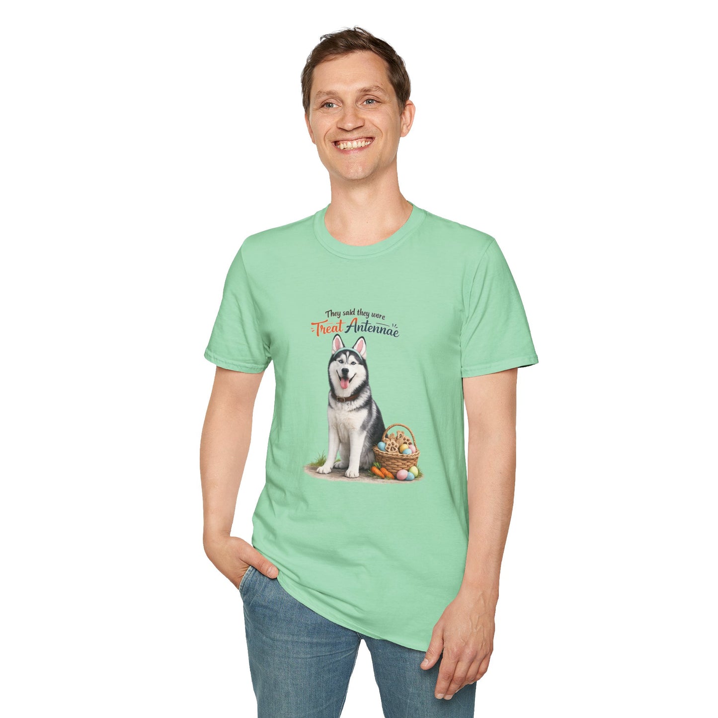 Husky Treat Antenna™ – Easter Dog Lover Tee