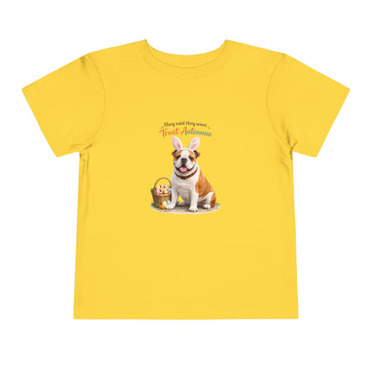 Bulldog Treat Antennae™ -- Toddler Dog Lover Tee