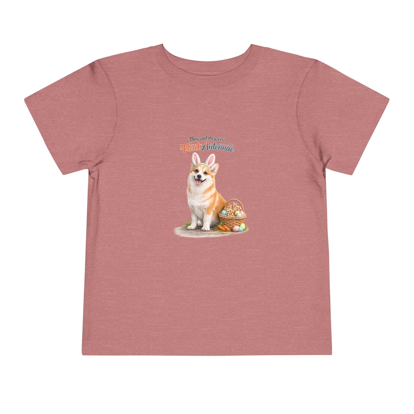 Corgi Treat Antennae™ -- Toddler Dog Lover Tee